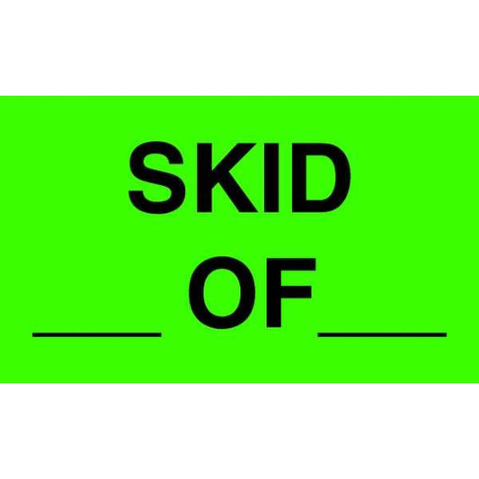 Shipping Labels, Black/Green, PK500