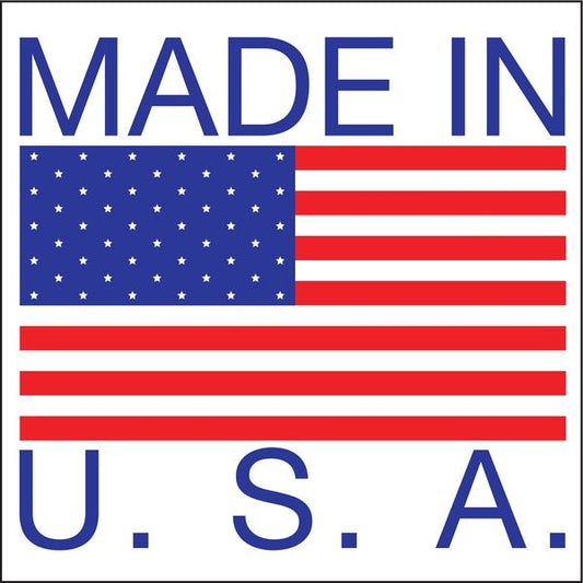 Made In USA Shipping Labels 1"x1", Pk500