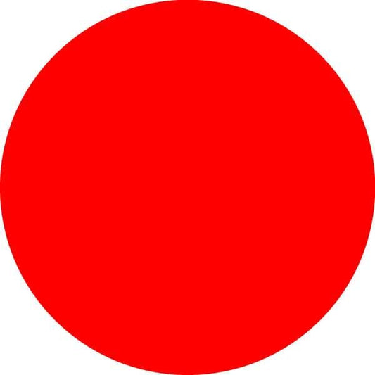 Blank Inventory Control Label Red, Pk1000