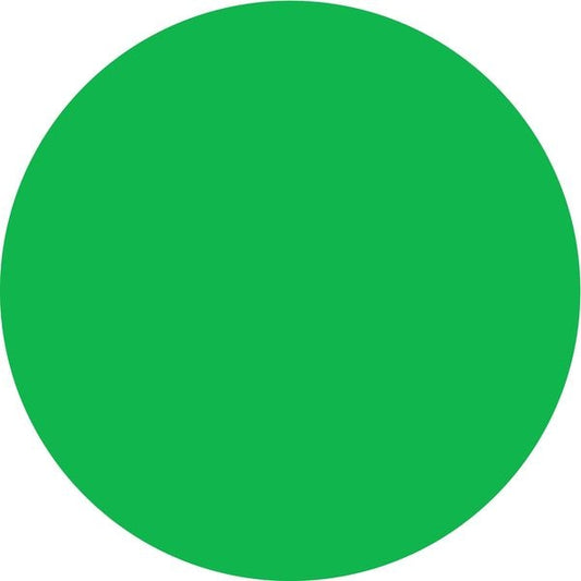 Blank Inventory Control Label Green, Pk1000