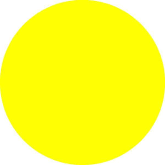 Blank Inventory Control Label Yellow, Pk1000