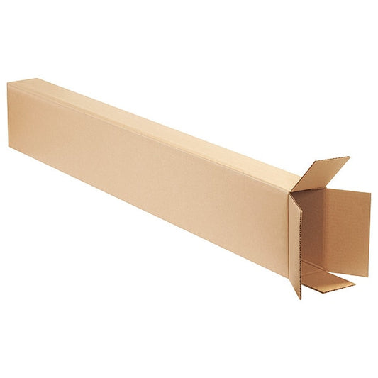 Side Loading Boxes, 8" x 4" x 52", Kraft , 15/Bundle