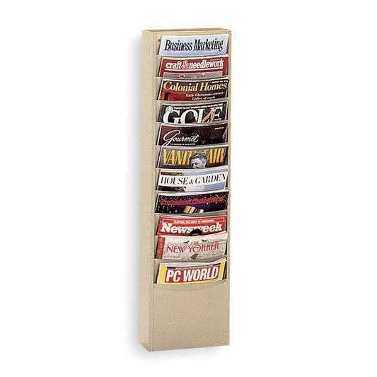 Magazine Wall Display, Tan