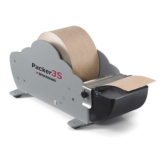 Tabletop Tape Dispenser, 3 in Max. Tape Width. 7 1/2 in Tape Core Dia, ABS Plastic, Gray