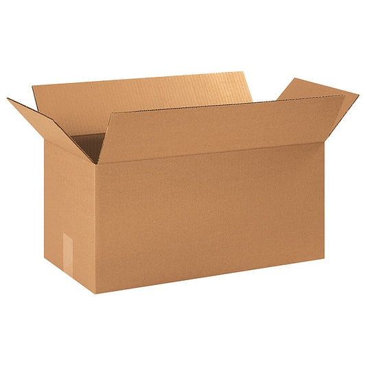 Corrugated Boxes, 21" x 10" x 10", Kraft, 25/Bundle