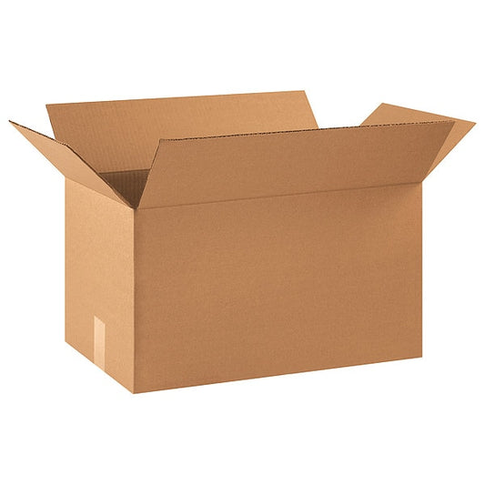Corrugated Boxes, 22" x 12" x 12", Kraft, 20/Bundle