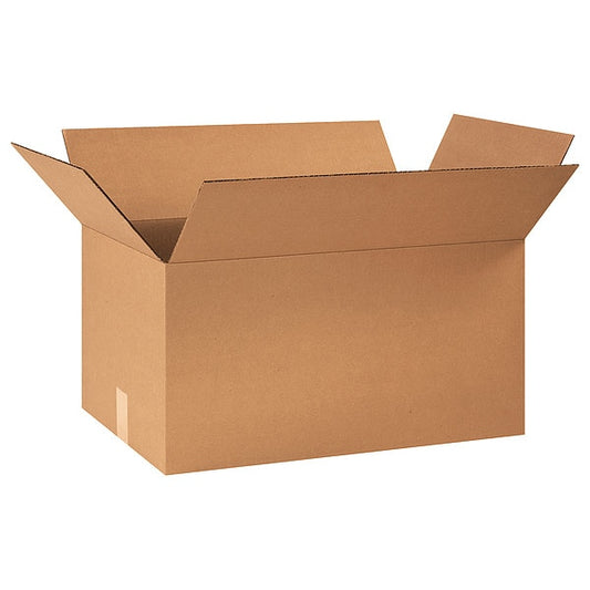 Corrugated Boxes, 24" x 14" x 12", Kraft, 20/Bundle