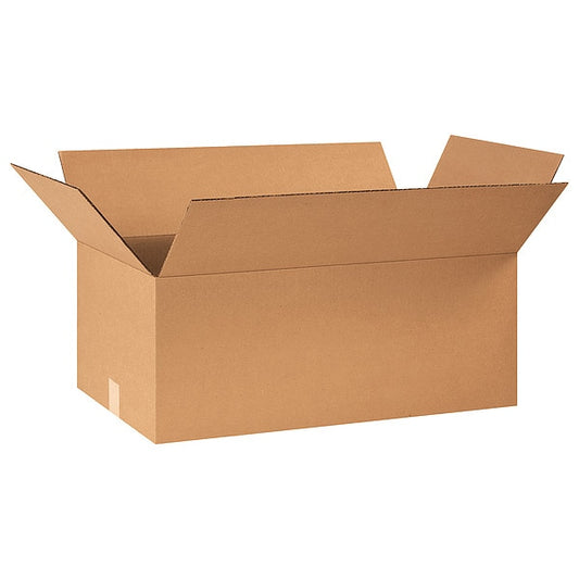 Corrugated Boxes, 24" x 15" x 10", Kraft, 20/Bundle