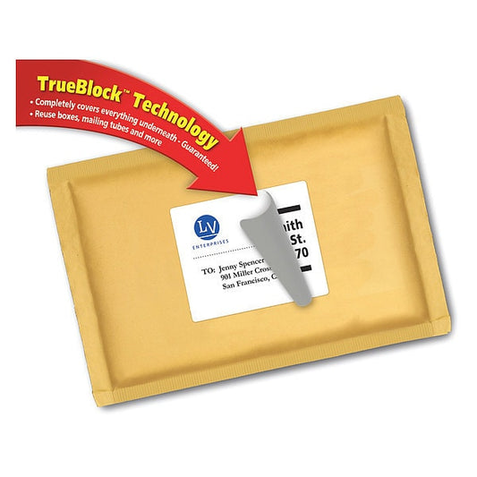 Shipping Labels, TrueBlock Technol, PK150
