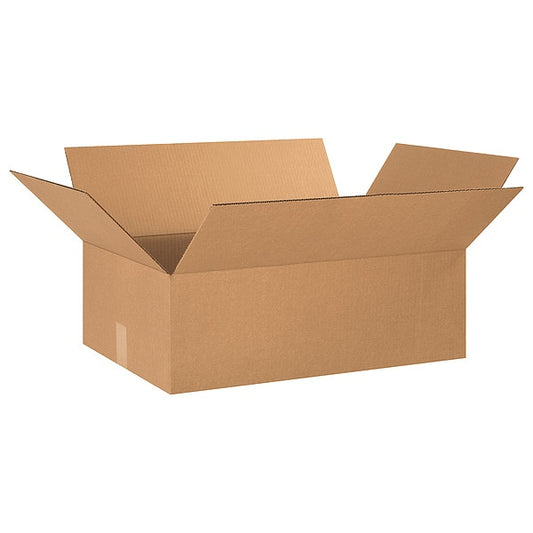 Corrugated Boxes, 24" x 16" x 8", Kraft, 20/Bundle