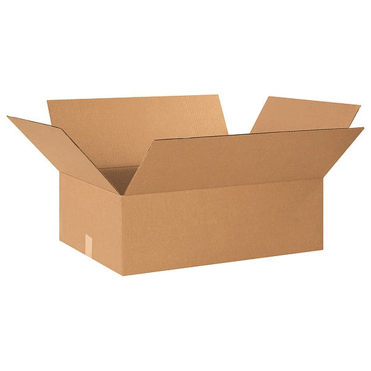 Corrugated Boxes, 24" x 18" x 8", Kraft, 20/Bundle