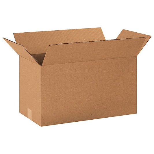 Corrugated Boxes, 20" x 10" x 12", Kraft, 25/Bundle