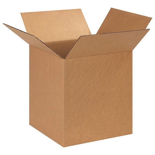Corrugated Boxes, 14" x 14" x 16", Kraft, 25/Bundle
