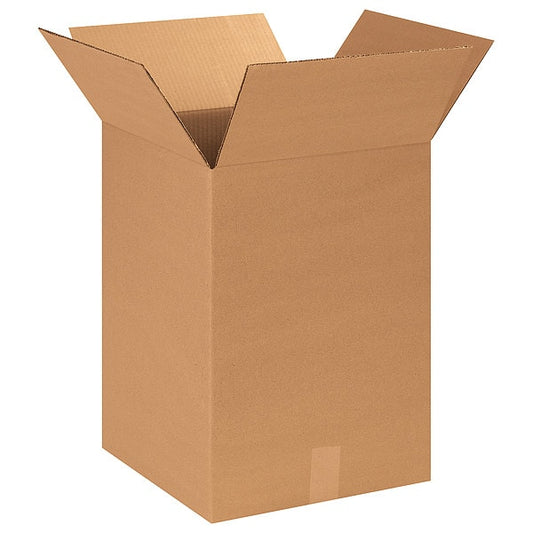 Corrugated Boxes, 14" x 14" x 19", Kraft, 20/Bundle