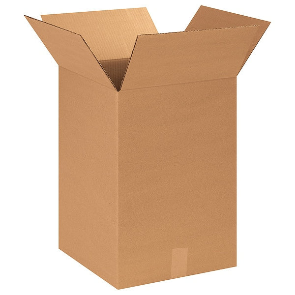 Corrugated Boxes, 14" x 14" x 20", Kraft, 20/Bundle