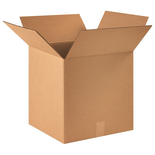 Corrugated Boxes, 16" x 16" x 16", Kraft, 25/Bundle