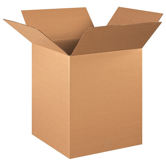 Corrugated Boxes, 16" x 16" x 20", Kraft, 20/Bundle