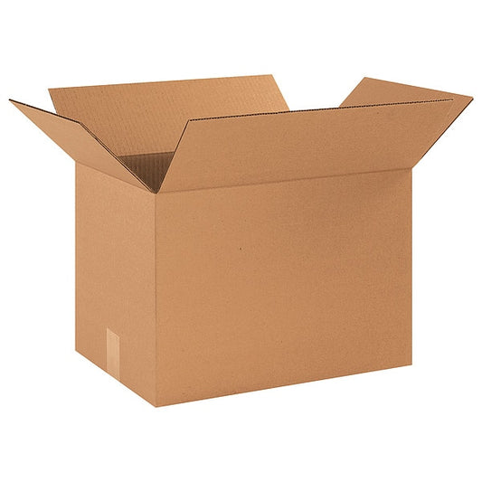 Corrugated Boxes, 17" x 12" x 12", Kraft, 25/Bundle