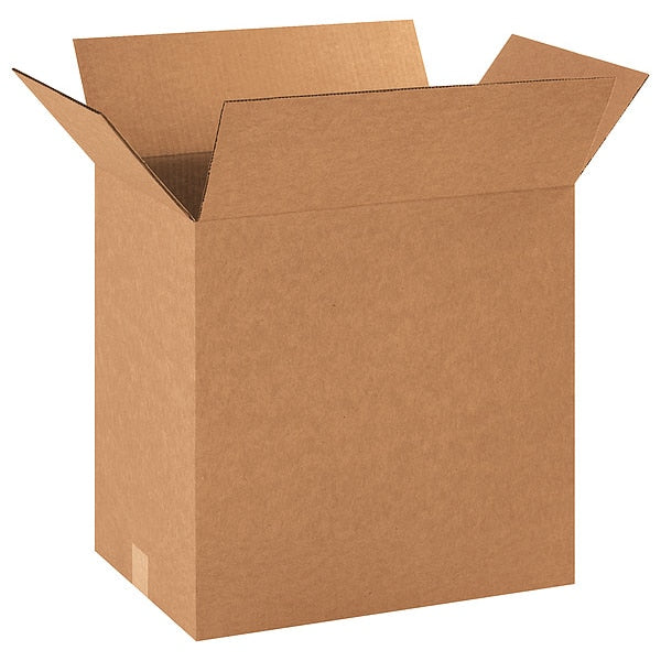 Corrugated Boxes, 18" x 12" x 18", Kraft, 25/Bundle