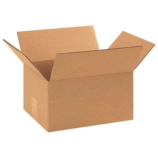 Corrugated Boxes, 11 1/4" x 8 3/4" x 6", Kraft, 25/Bundle