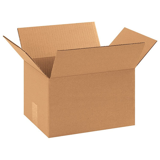 Corrugated Boxes, 11 1/4" x 8 3/4" x 8", Kraft, 25/Bundle