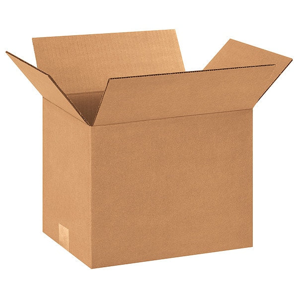 Corrugated Boxes, 12" x 9" x 9", Kraft, 25/Bundle