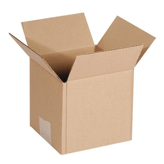 Corrugated Boxes, 4" x 4" x 4", Kraft, 25/Bundle