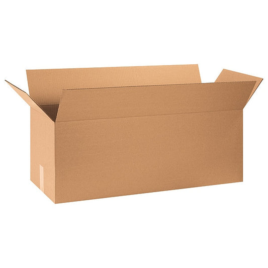 Long Corrugated Boxes, 32" x 12" x 12", Kraft, 20/Bundle