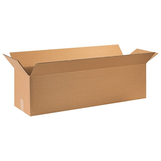 Long Corrugated Boxes, 36" x 10" x 10", Kraft, 20/Bundle