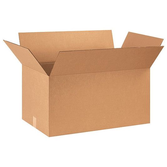 Corrugated Boxes, 28" x 16" x 14", Kraft, 15/Bundle