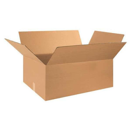 Corrugated Boxes, 28" x 20" x 12", Kraft, 15/Bundle
