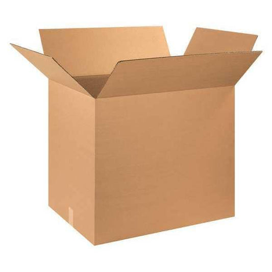 Corrugated Boxes, 28" x 20" x 25", Kraft, 10/Bundle