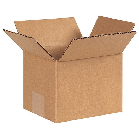 Corrugated Boxes, 6" x 5" x 4", Kraft, 25/Bundle