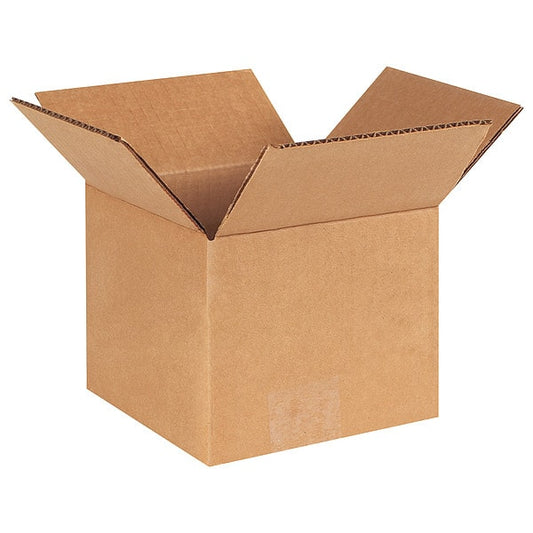 Corrugated Boxes, 6" x 6" x 5", Kraft, 25/Bundle