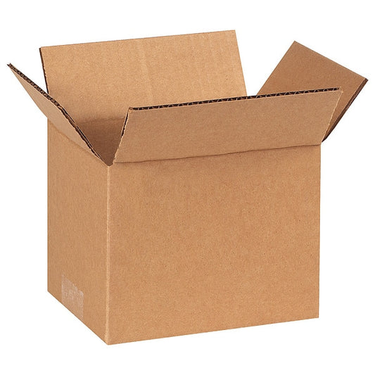 Corrugated Boxes, 7" x 6" x 6", Kraft, 25/Bundle