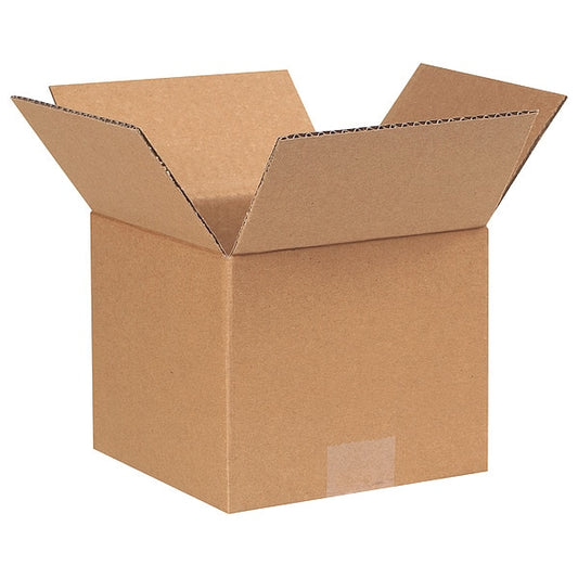 Corrugated Boxes, 7" x 7" x 6", Kraft, 25/Bundle