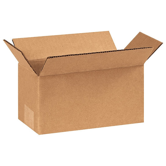 Long Corrugated Boxes, 8" x 4" x 4", Kraft, 25/Bundle