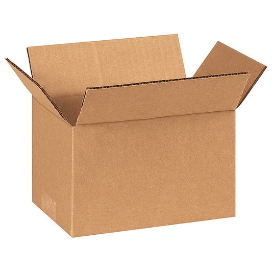 Corrugated Boxes, 8" x 5" x 4", Kraft, 25/Bundle