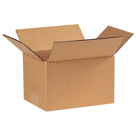 Corrugated Boxes, 8" x 6" x 5", Kraft, 25/Bundle