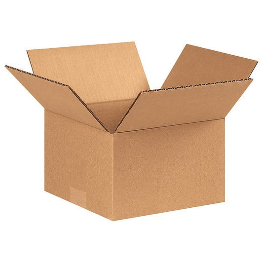 Corrugated Boxes, 8" x 8" x 5", Kraft, 25/Bundle