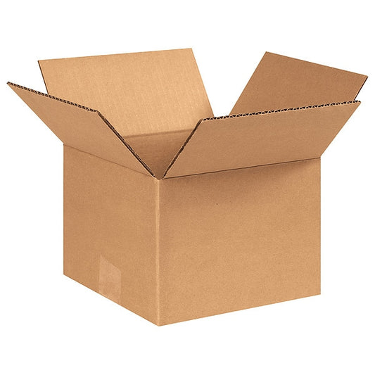 Corrugated Boxes, 8" x 8" x 6", Kraft, 25/Bundle