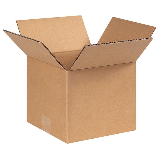 Corrugated Boxes, 8" x 8" x 7", Kraft, 25/Bundle