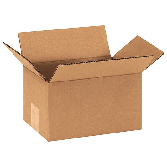 Corrugated Boxes, 9" x 6" x 5", Kraft, 25/Bundle