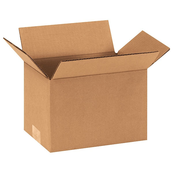 Corrugated Boxes, 9" x 6" x 6", Kraft, 25/Bundle