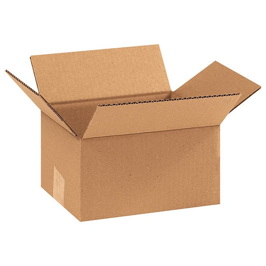 Corrugated Boxes, 9" x 7" x 5", Kraft, 25/Bundle