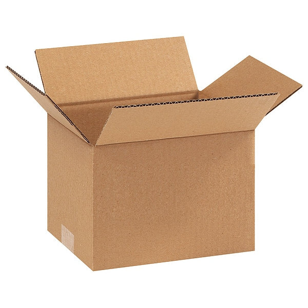 Corrugated Boxes, 9" x 7" x 6", Kraft, 25/Bundle