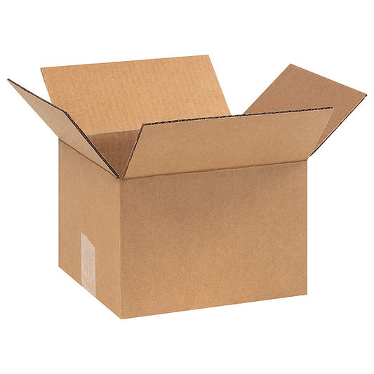 Corrugated Boxes, 9" x 8" x 6", Kraft, 25/Bundle