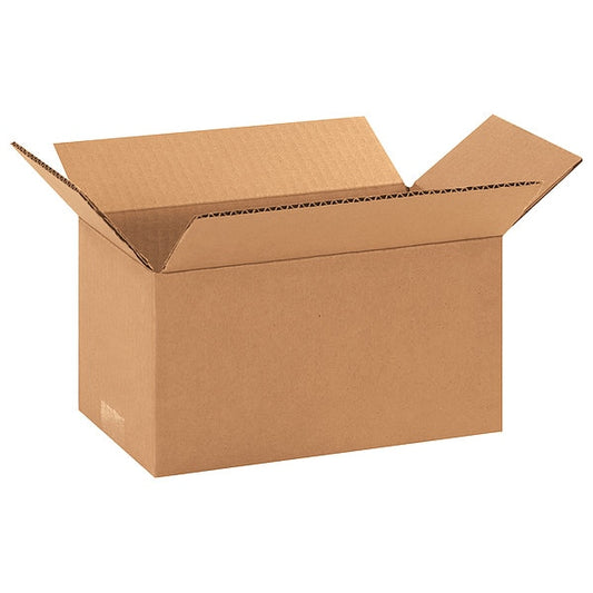 Corrugated Boxes, 10" x 6" x 5", Kraft, 25/Bundle