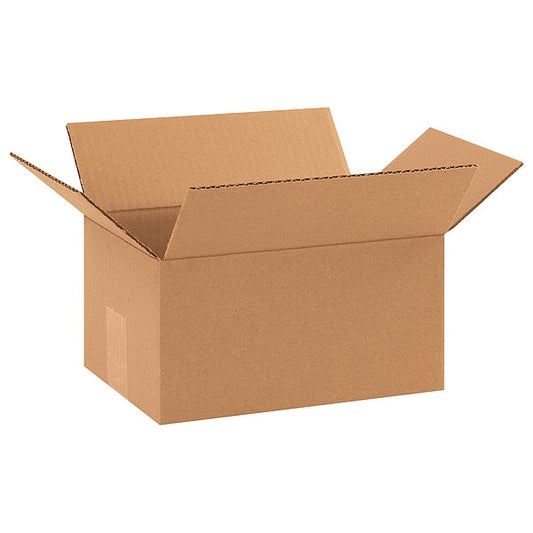 Corrugated Boxes, 10" x 7" x 5", Kraft, 25/Bundle