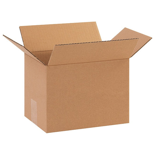 Corrugated Boxes, 10" x 7" x 7", Kraft, 25/Bundle